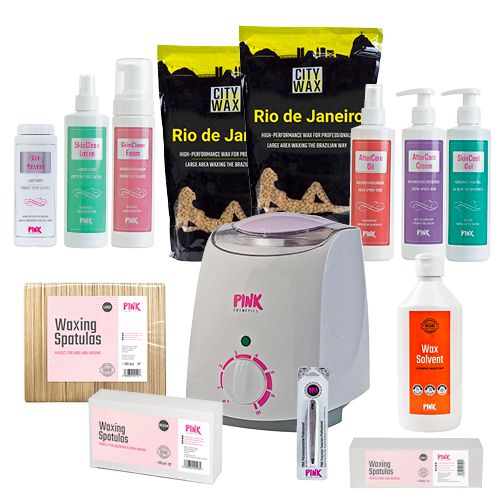 FACE & BODY Waxing Set with Rio City Wax & 800 ml heater (incl. 10% discount)